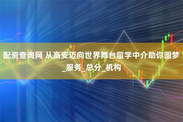 配资查询网 从高安迈向世界舞台留学中介助你圆梦_服务_总分_机构