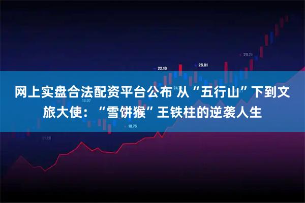 网上实盘合法配资平台公布 从“五行山”下到文旅大使：“雪饼猴”王铁柱的逆袭人生